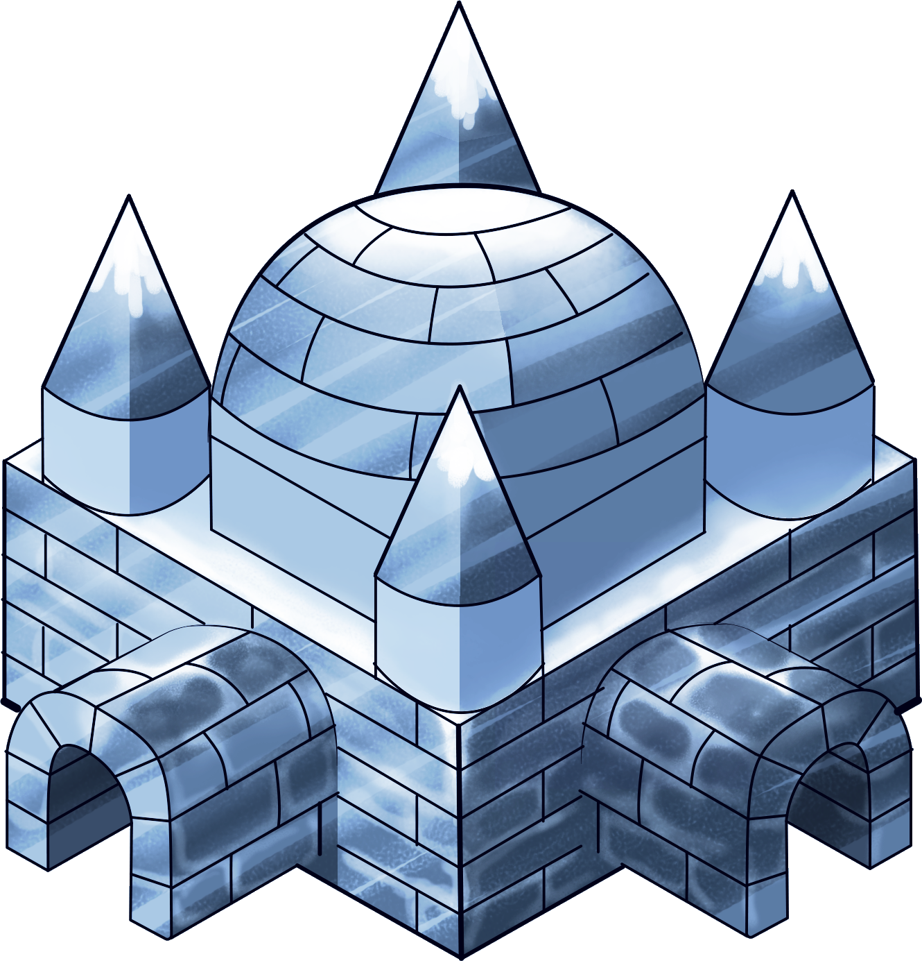 Game Assets - Sprite Sheet - Medieval Architecture (1330x1385), Png Download