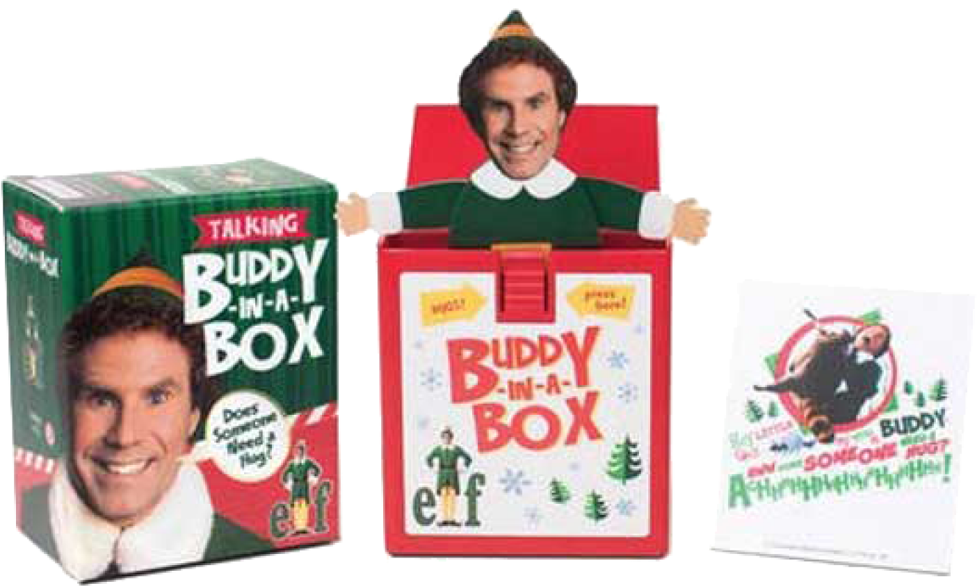 Buddy In A Box Elf (1600x1600), Png Download