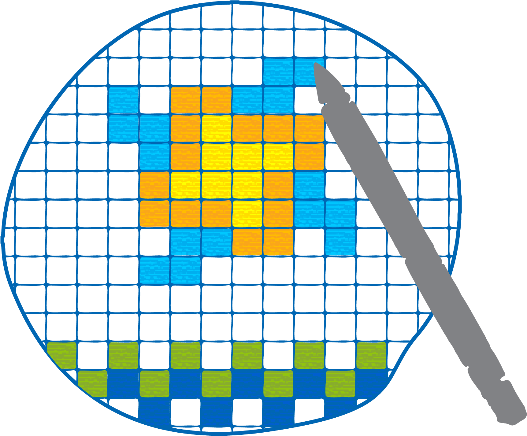 Introduction To Needlepoint - Circle (1756x1597), Png Download