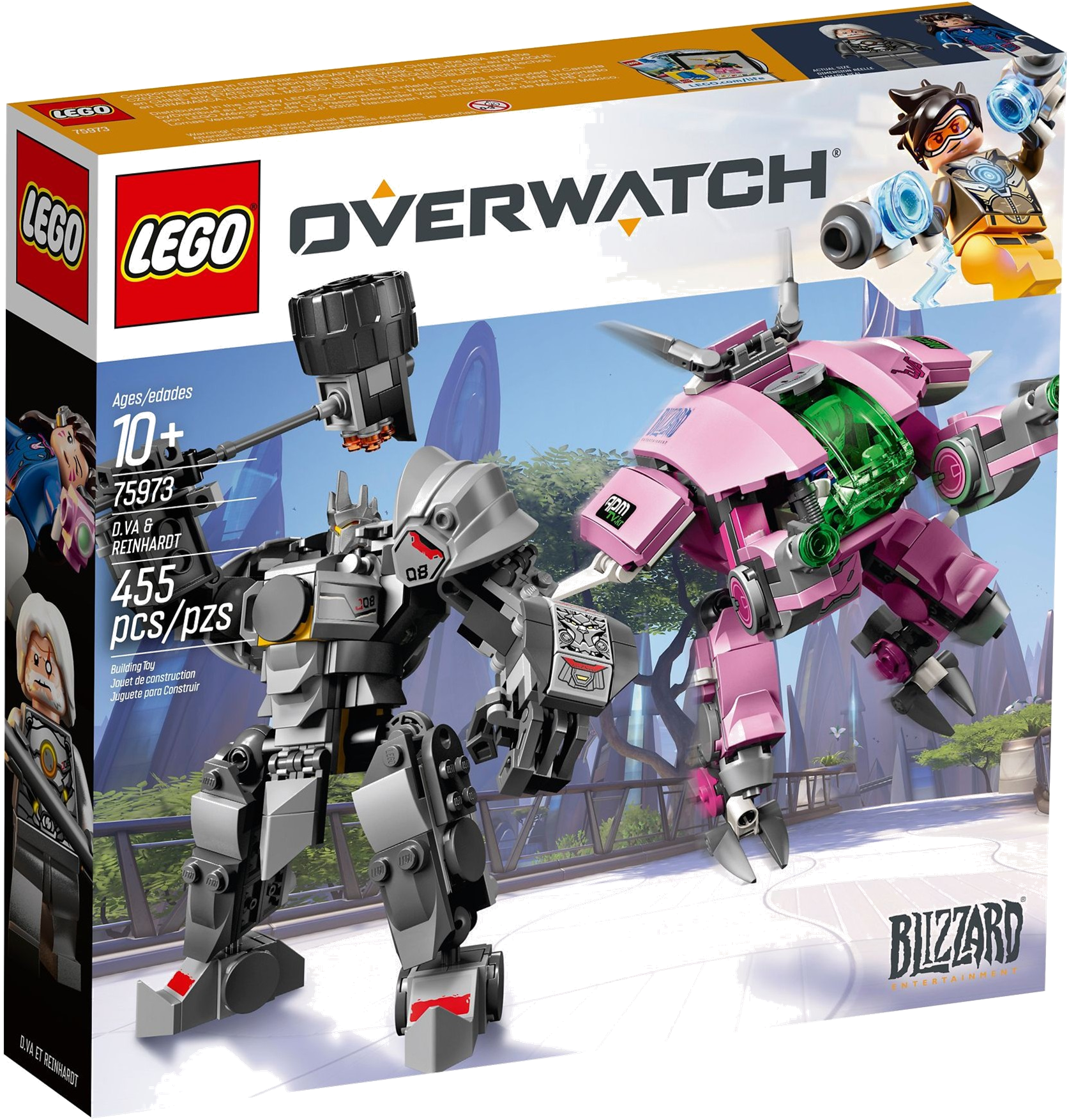 Va & Reinhardt - Dva And Reinhardt Lego (1674x1753), Png Download