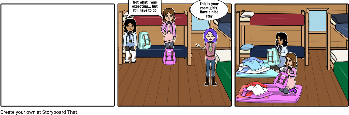 Camp Bff - Cartoon (1164x385), Png Download