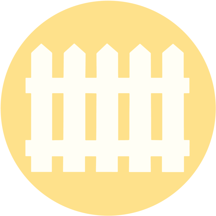 Wood-fences - Circle (1000x746), Png Download