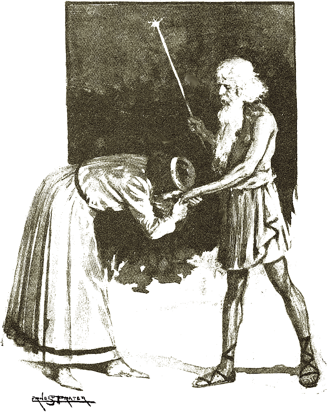 I Bowed Before Zaemon, And Put His Hand To My Forehead - Painting (675x850), Png Download