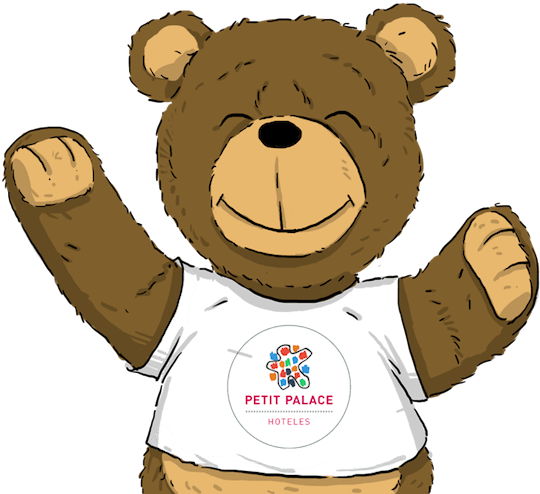 Imagen Del Oso Pepe, La Mascota De Petit Palace - Petit Palace (765x560), Png Download