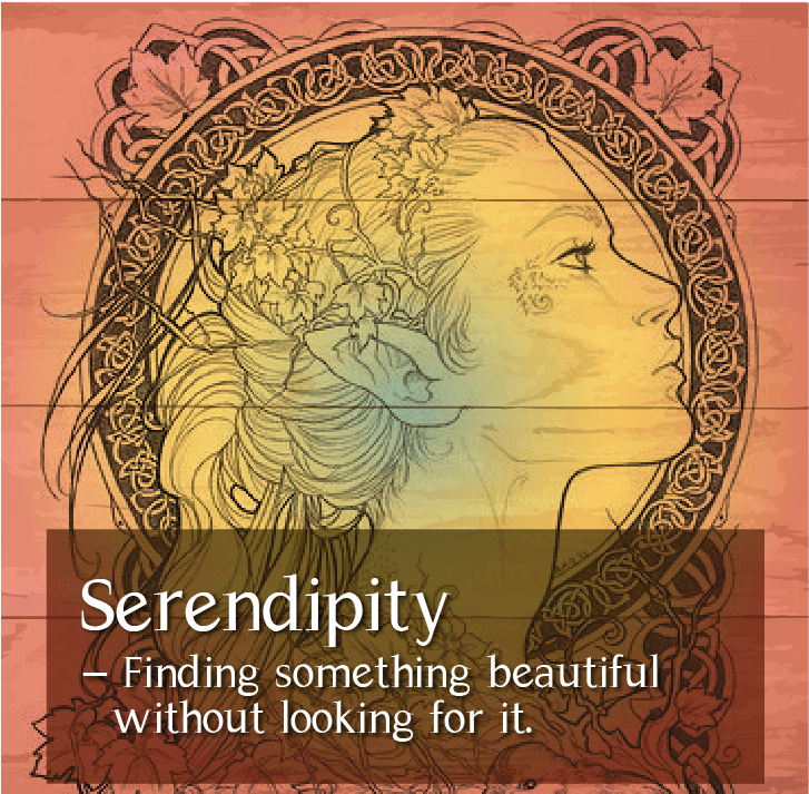 Banner Serendipity Icon Flat Vector Illustration Design - Elvish Coloring Page (1025x769), Png Download