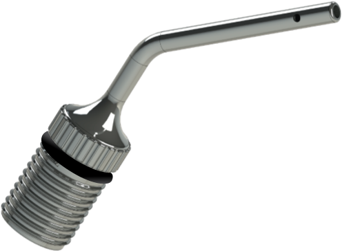 Tuff-needle Angled Inflation Tip - Chuck (750x750), Png Download