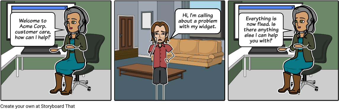 Customer Care Generic Epic - Agile Epic Story Comic (1164x385), Png Download