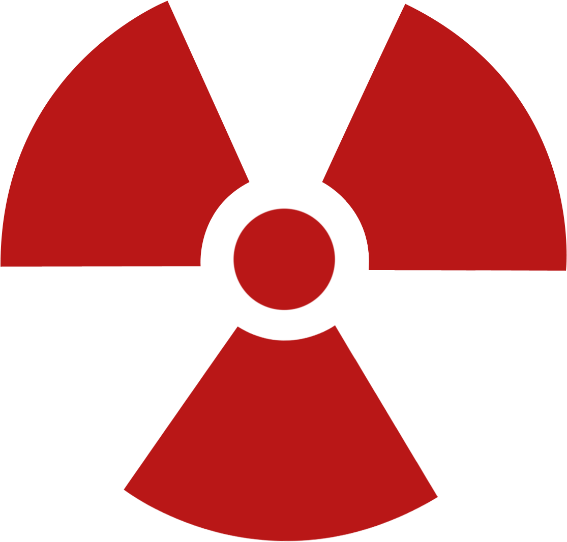 Nuclear Hazard Nuclear Hazard - Radioactive Symbol (1171x1093), Png Download