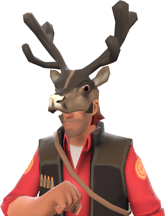 Smissmas Caribou - Randolph The Blood Nosed Caribou (574x752), Png Download