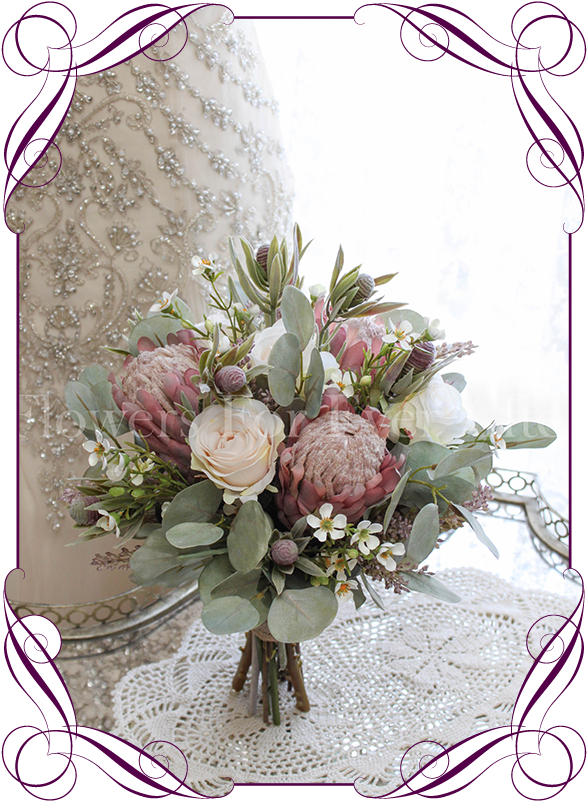 Erin Flowers For Ever After Artificial Wedding Flower - Australian Native Flower Arrangements (608x822), Png Download