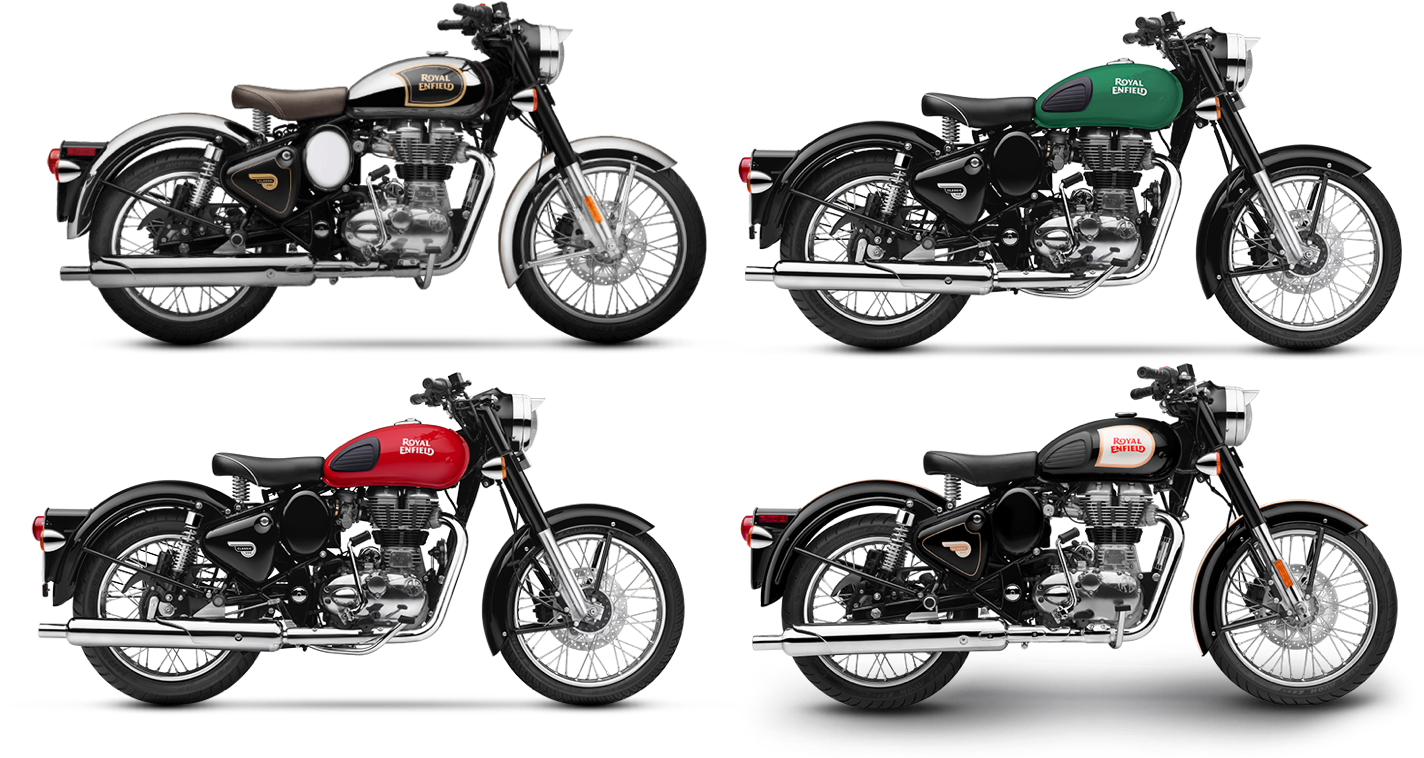 Ansicht Scout - Royal Enfield Classic Chrome 500 (1423x820), Png Download