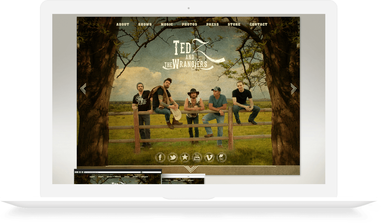 Sample Web Design - Picture Frame (1295x760), Png Download