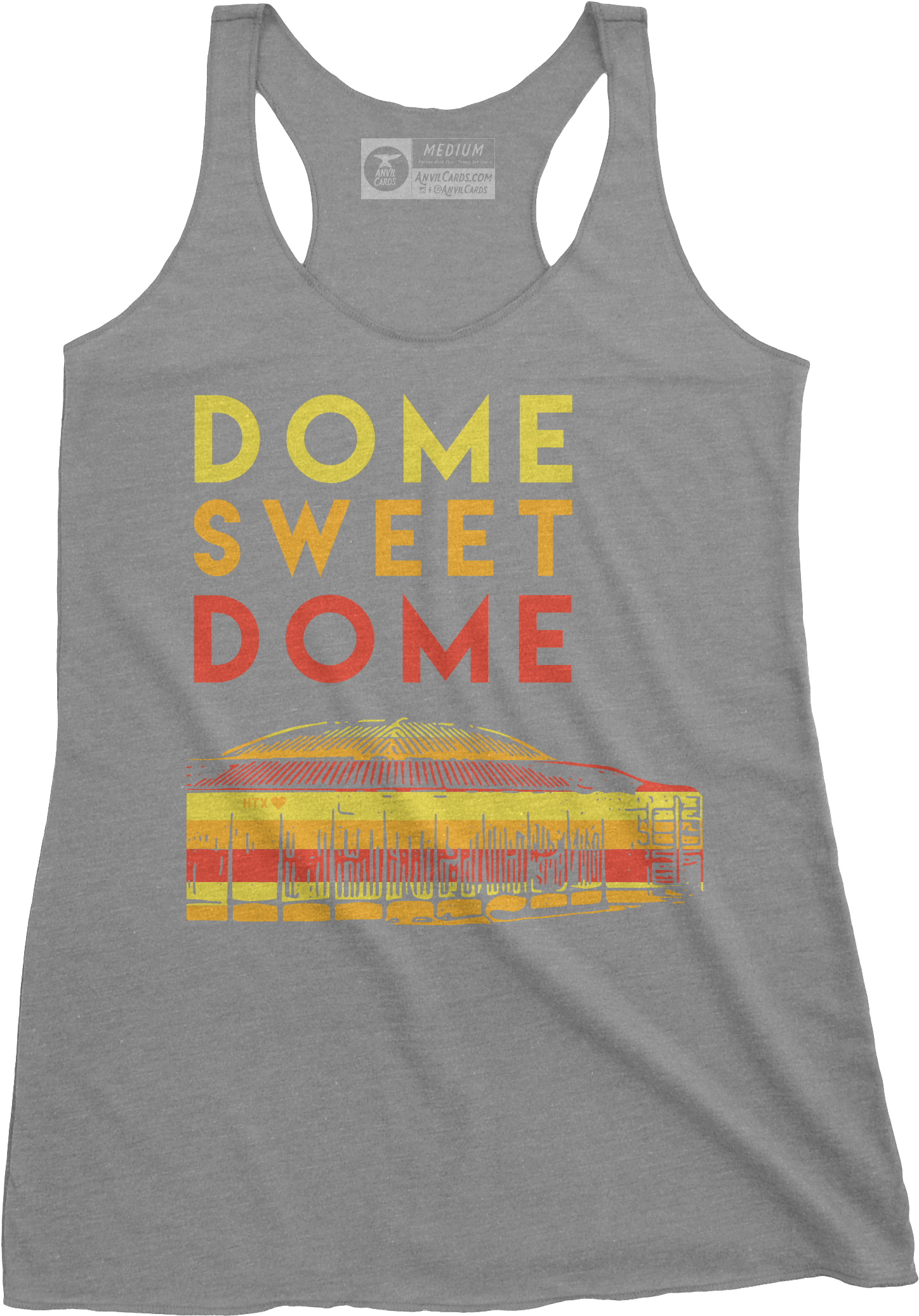 Dome Sweet Dome Women's Tank Anvil Cards (2500x2500), Png Download