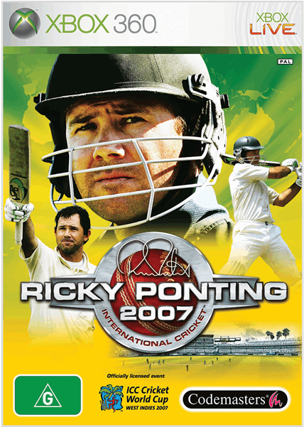 Ricky Ponting International Cricket 2007 - Ricky Ponting 2007 Game (600x600), Png Download