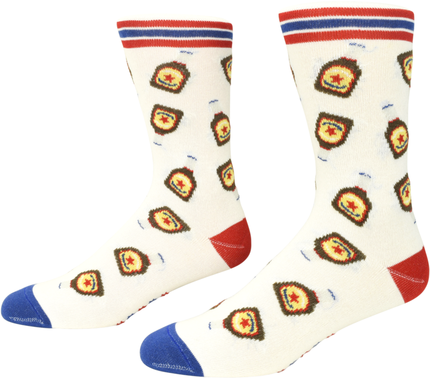 Designed In Honor Of His Beloved Sweet Baby Ray's Bbq - Sock (1024x1024), Png Download