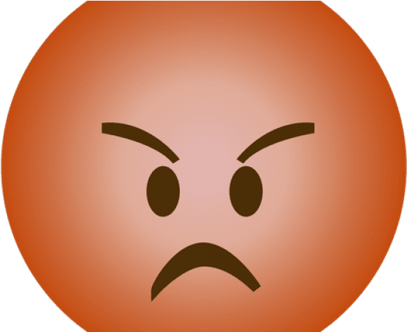 Angry Emoji Clipart Angry Emoticon - Angry Face Transparent Background (640x480), Png Download
