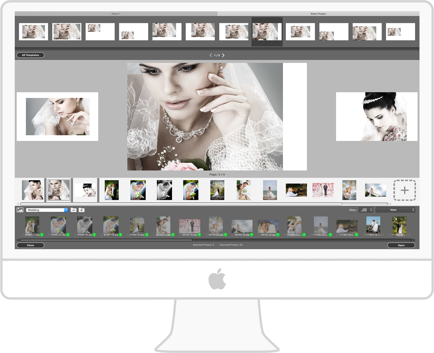 It's A Really Easy And Fast To Design An Album Using - Collage (1676x1363), Png Download