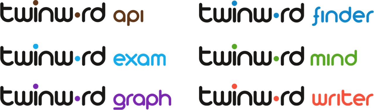 Twinword Product Logos - Graphic Design (1276x376), Png Download