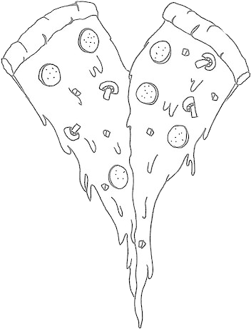 Black And White Transparent Tumblr Love (500x678), Png Download