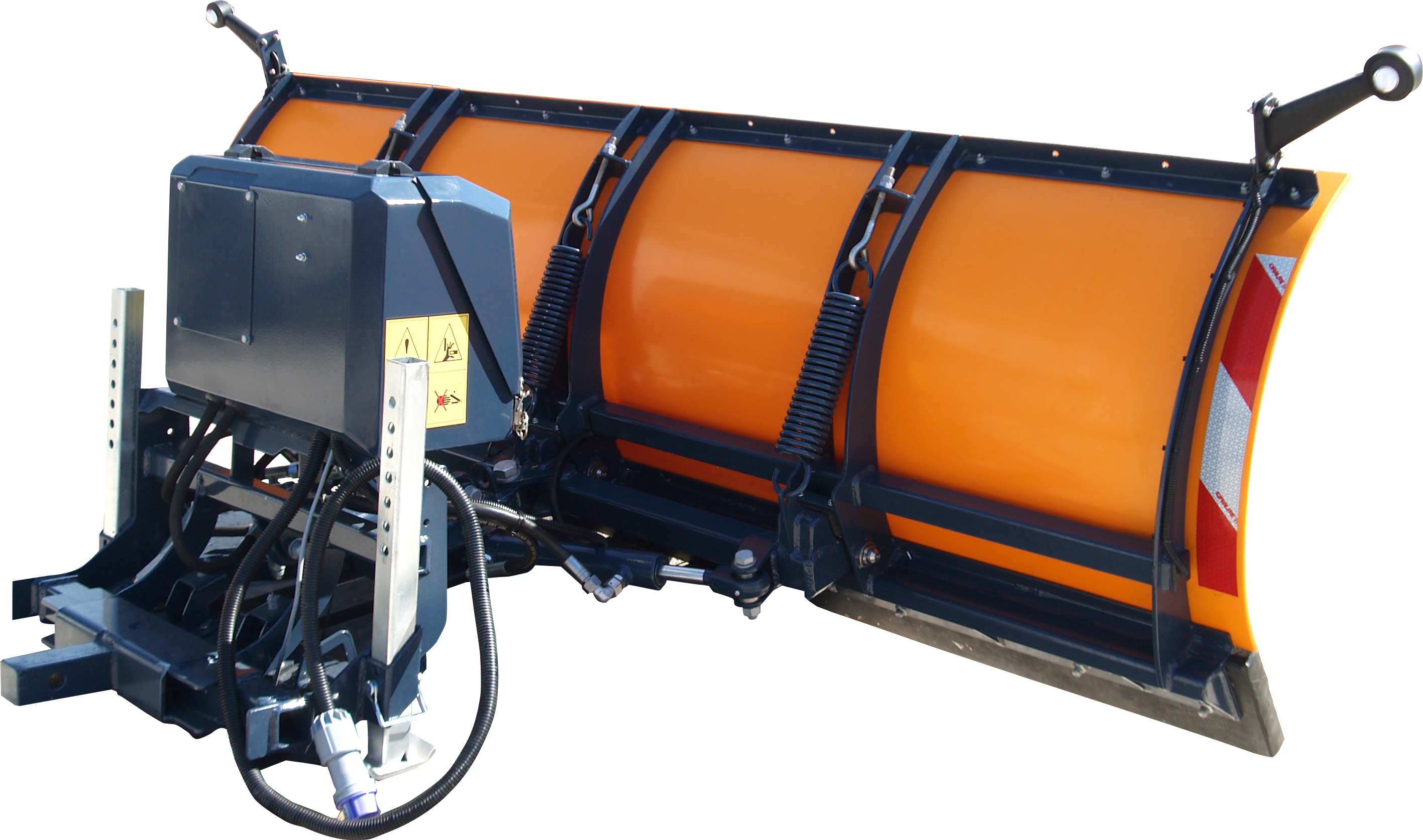 Snow Removal Snowplow Plough Plow Winter Service Medium - Pług Do Sniegu Hydrauliczny (2833x1674), Png Download