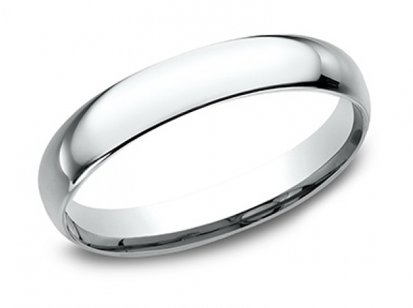 Comfort Fit Wedding Band - Wedding Ring (600x600), Png Download