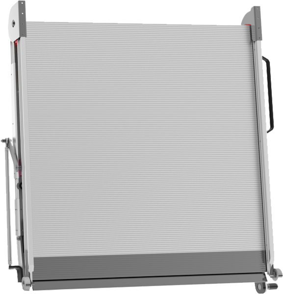 Closeup Of A Fold Out Ramp - Folding Van Ramp (650x600), Png Download