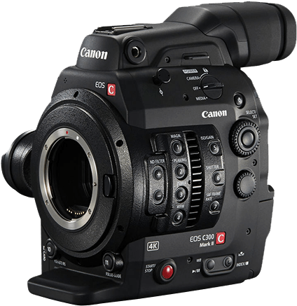 Canon's Plans For Nab 2019 Next Month - C300 Mark Ii Pl (728x462), Png Download
