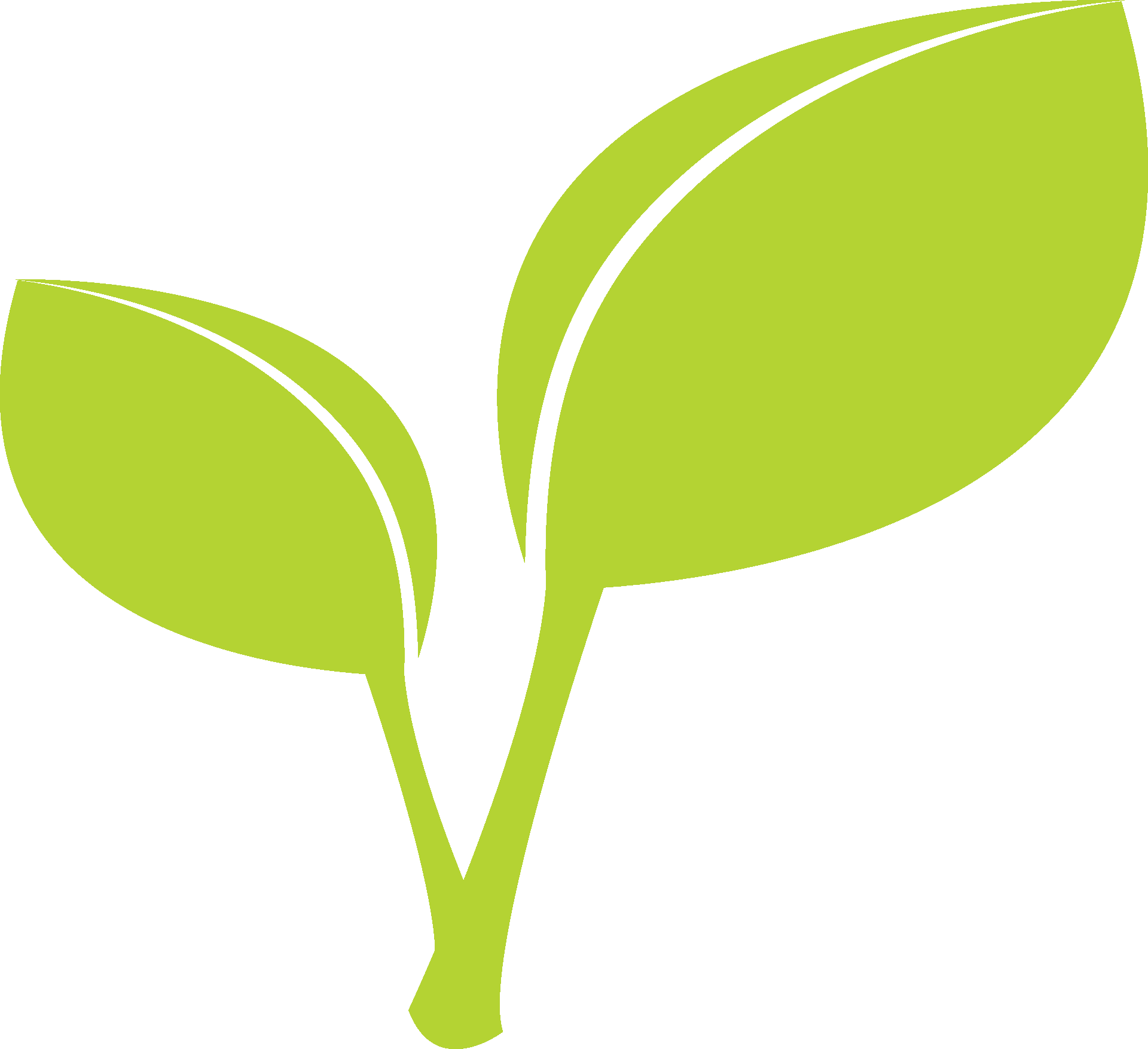 Leaf Png Clipart - Plant Stem Clip Art (1920x1754), Png Download