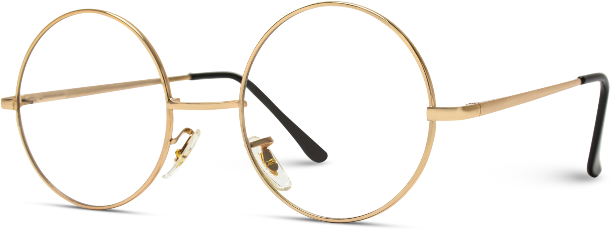 Retro Transparent Glasses - Aviator Sunglass (2048x2048), Png Download