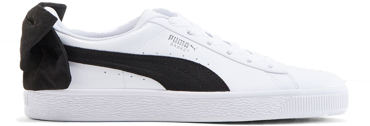 Basket Suede Bow Sneaker - Skate Shoe (1217x1217), Png Download