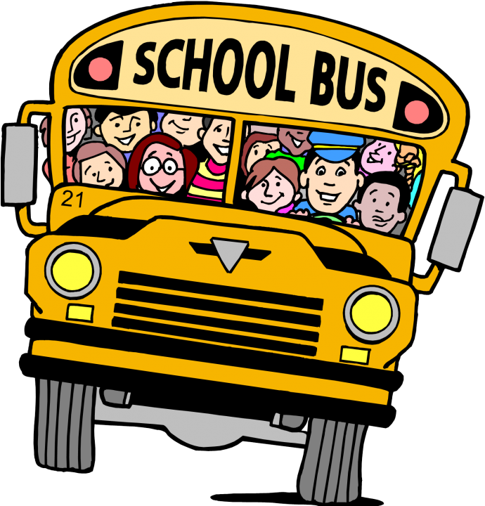 Back Of School Bus Png - School Bus (700x733), Png Download