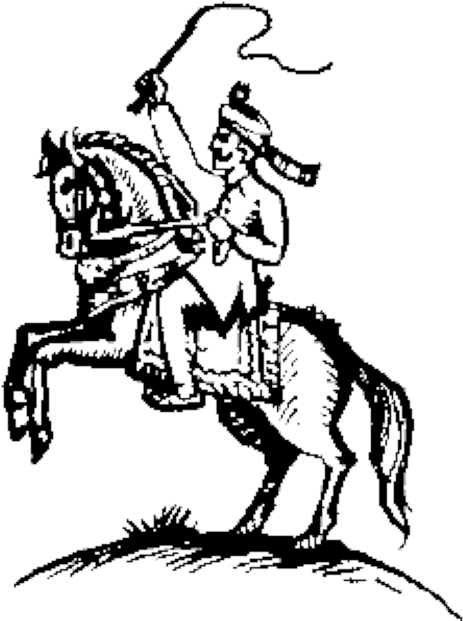 Horse And Rider Indian Election Symbol - Mane (1092x918), Png Download