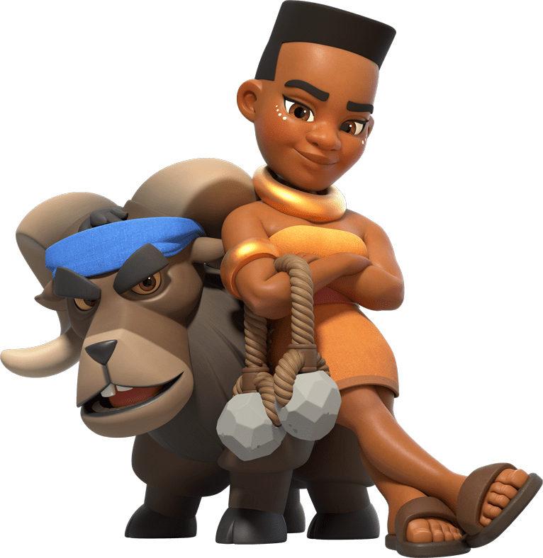 Ram Rider Challenge - Clash Royale Domatore Di Arieti (766x788), Png Download