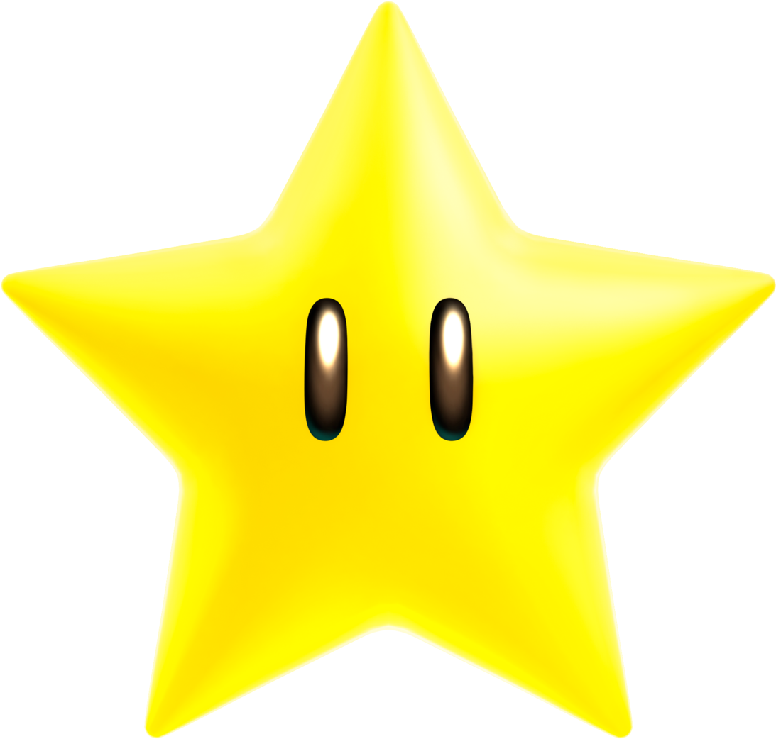 Star Png Mario - Star In Yellow Colour (1200x1200), Png Download