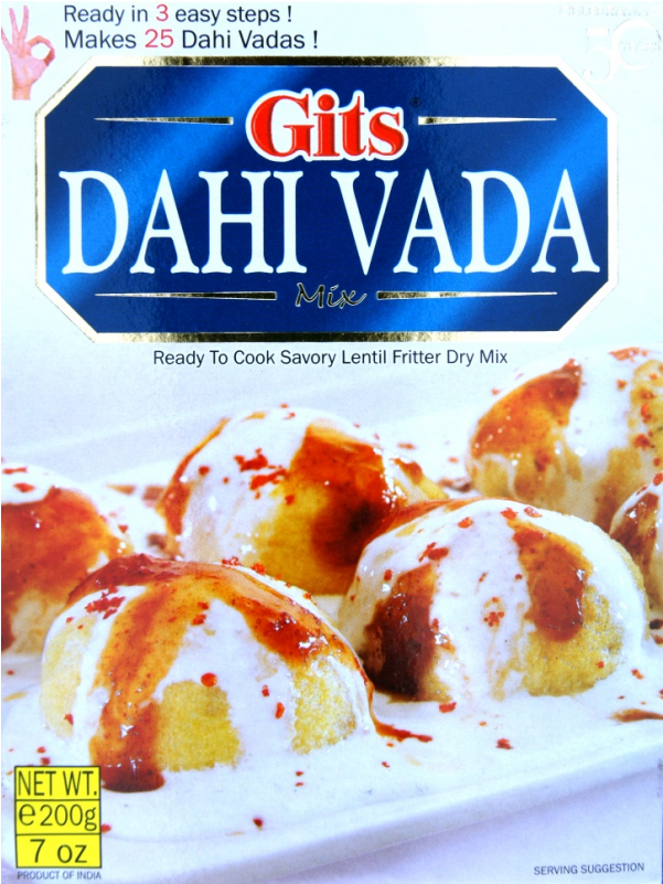 0 - Gits Dahi Vada Mix 200g (800x800), Png Download