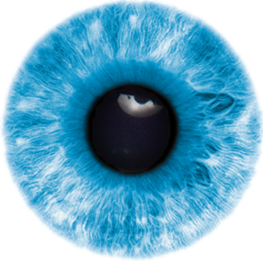 Blue Eye Lens Sticker Beautiful Wonderful - Blue Eye Lens Png (1024x1017), Png Download