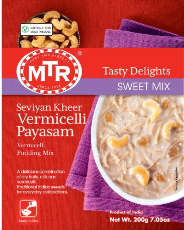 Mtr Vermicelli Payasam Kheer Mix (750x750), Png Download