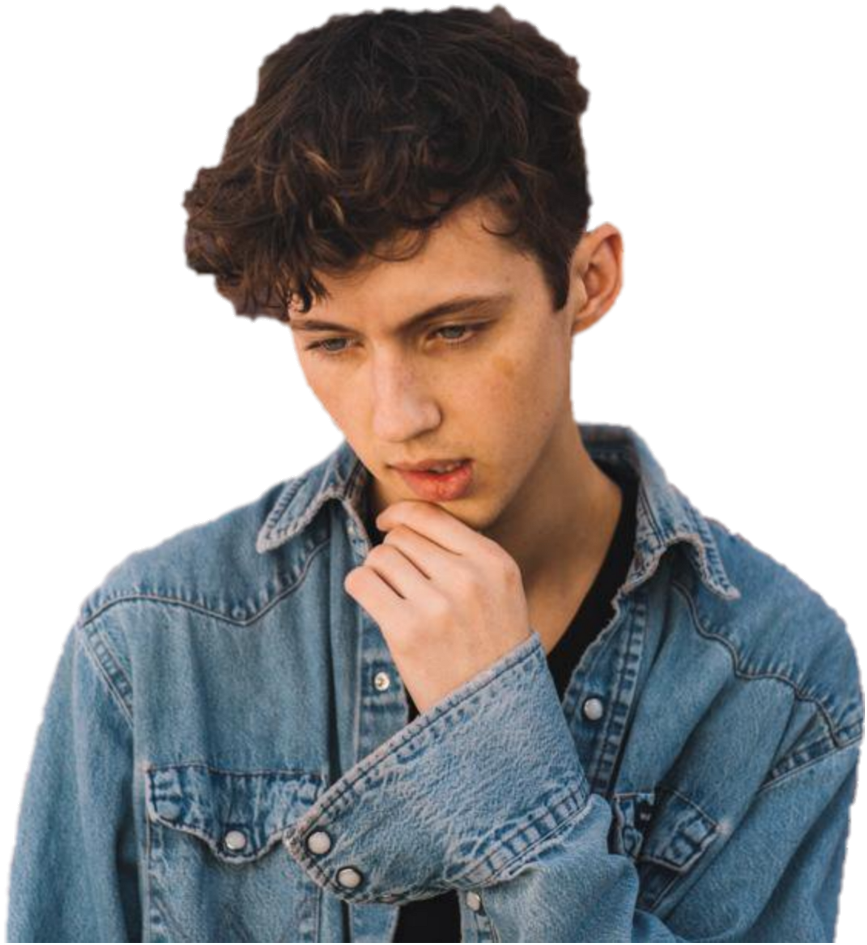 Troyesivan Sticker - Troye Sivan Pastel Pink (1024x1024), Png Download