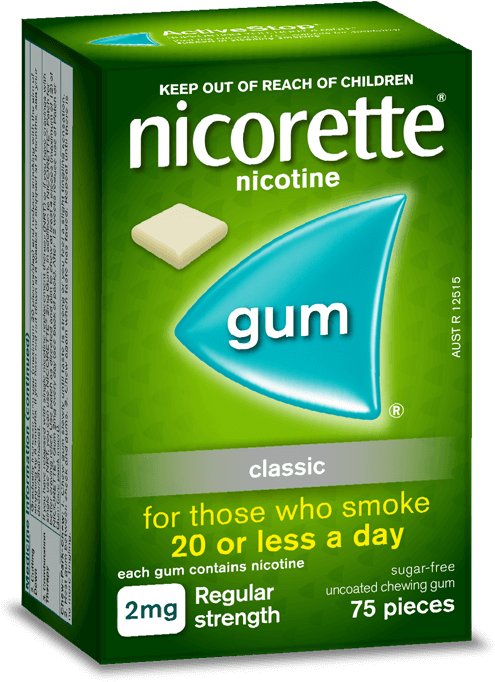 Nicorette Gum Classic - Nicorette Inhaler (616x748), Png Download