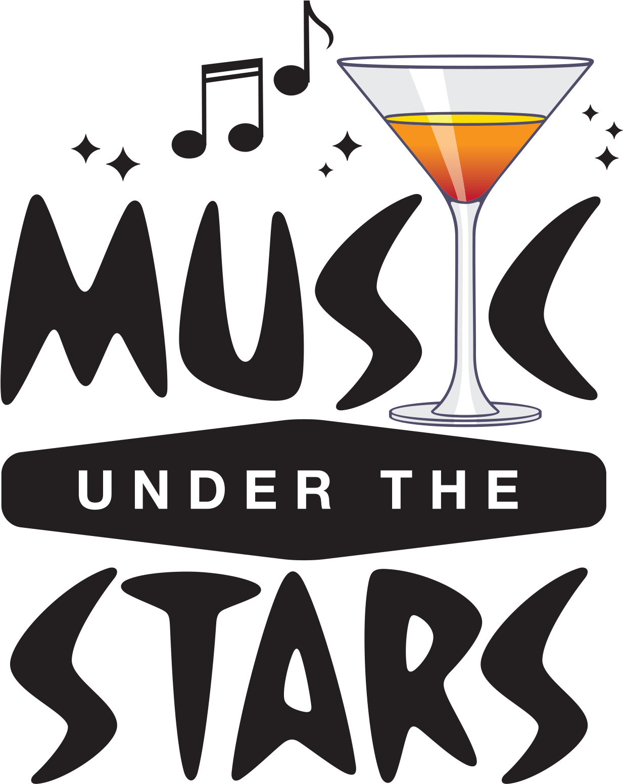 Music Under The Stars Png - Music Under The Stars (1239x1557), Png Download