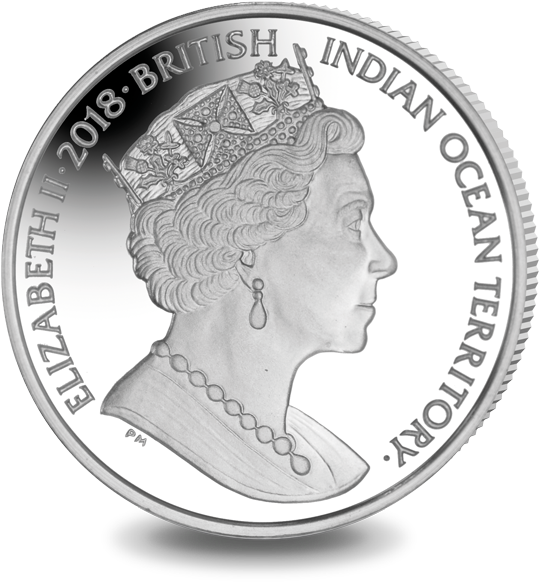 The New Coin For Ascension Island, With A Value Of - Coin (577x600), Png Download
