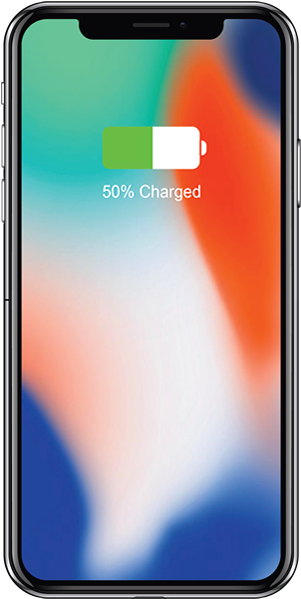Charger Phone Charging Message - Iphone X (600x600), Png Download