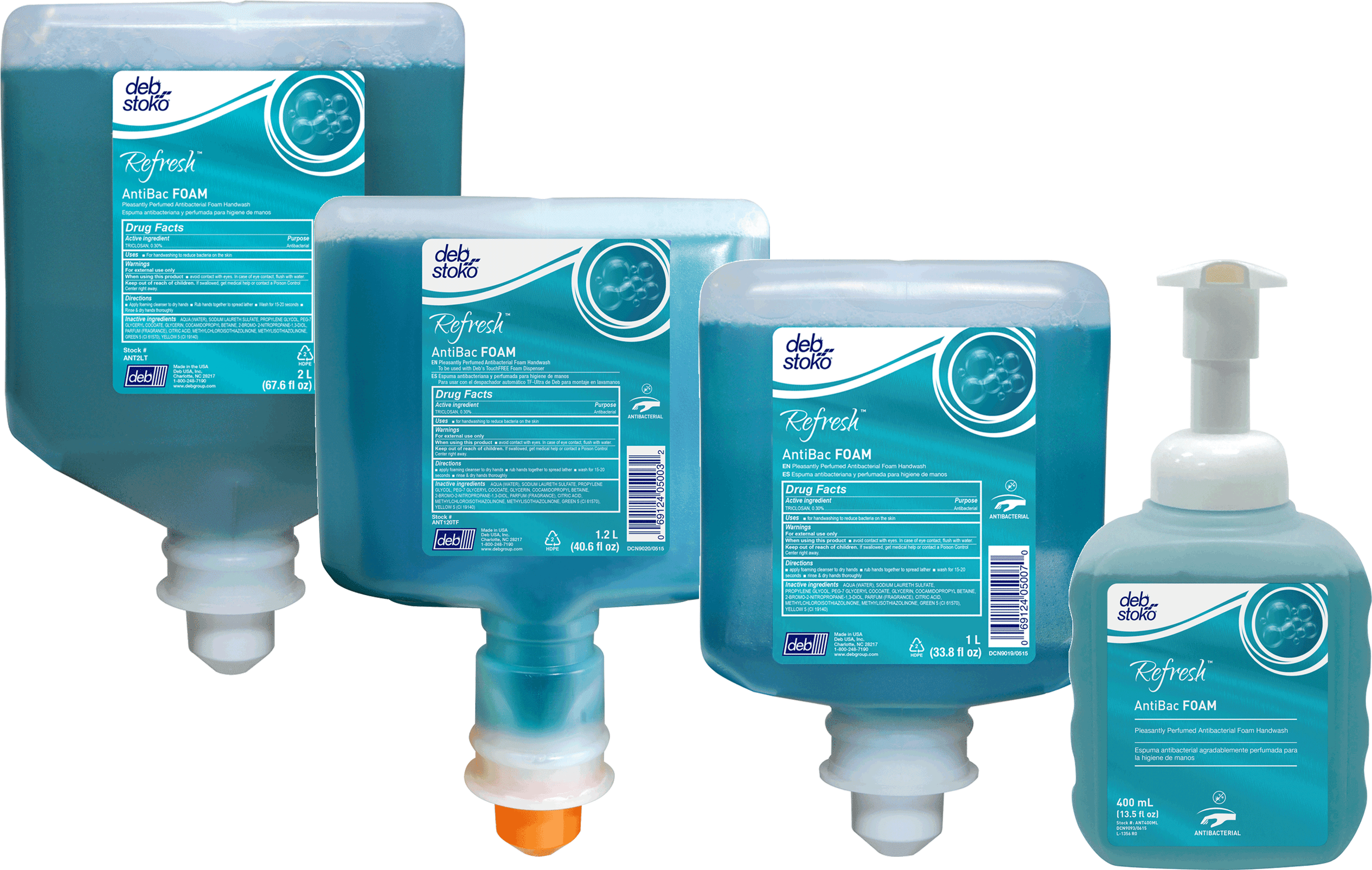 Refresh™ Antibac Foam Hand Wash - Refresh Antibac Foam Triclosan 1 2 (3000x3000), Png Download