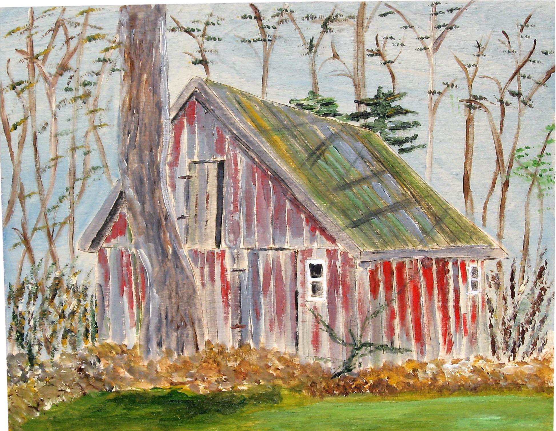 "wye Mills Barn" Painting On Chairish (2161x1672), Png Download