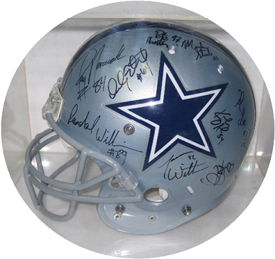 Enter To Win This Helmet Signed By Former Dallas Cowboy - Dallas Cowboys (396x373), Png Download