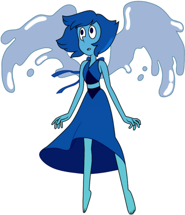 Lapis At Sunset In Raising The Barn - Lapis Lazuli Steven Universe Amethyst (443x480), Png Download