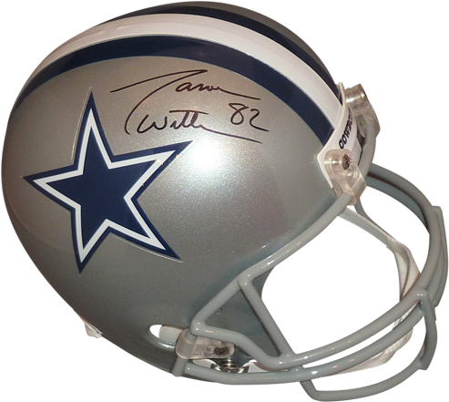 Jason Witten Autographed Dallas Cowboys Deluxe Full-size - Dallas Cowboys Football Helmet (500x500), Png Download