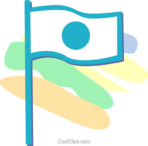 Japanese Flag Royalty Free Vector Clip Art Illustration - Graphic Design (480x475), Png Download