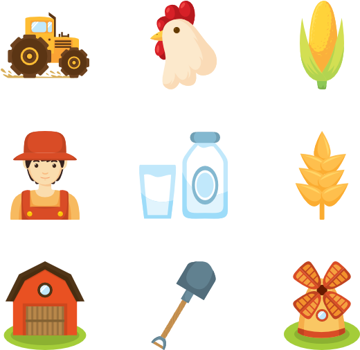 Farm Element Collection - Icon (600x564), Png Download