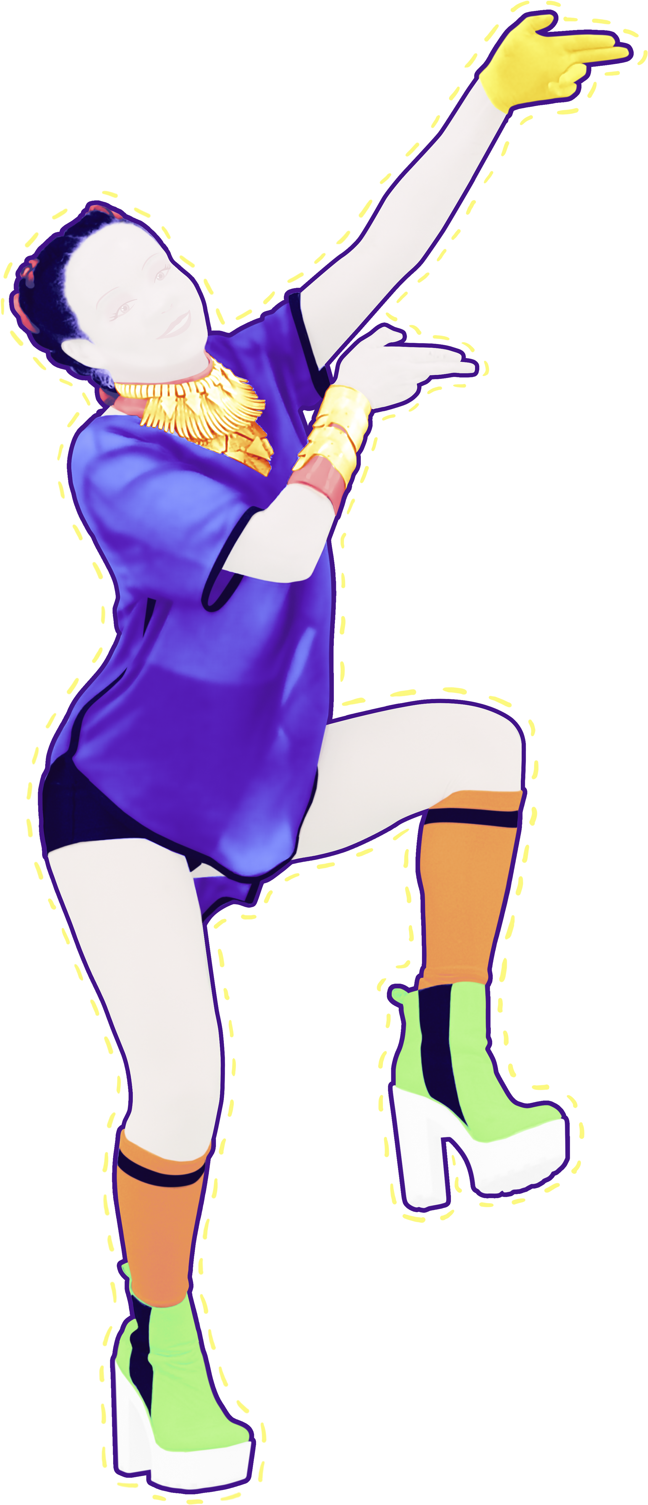 Just Dance 2017 Wii U Clip Art - Just Dance 2017 Characters (3471x4961), Png Download